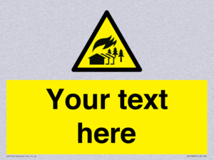 Custom Warning: Large scale fire zone